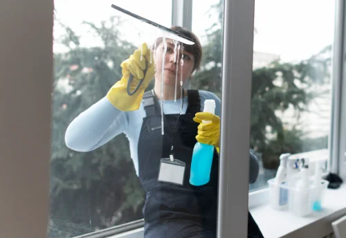 Nettoyage de vitres intérieures et extérieures à Matignon